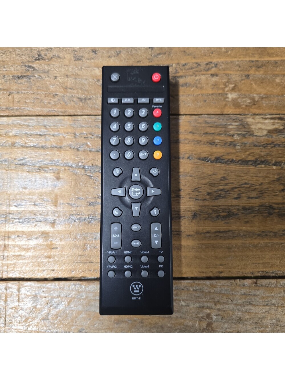 WESTINGHOUSE RMT-11 REMOTE CONTROL for LD-325 LD-3260 LD-425 LD-4655VX LD-4680